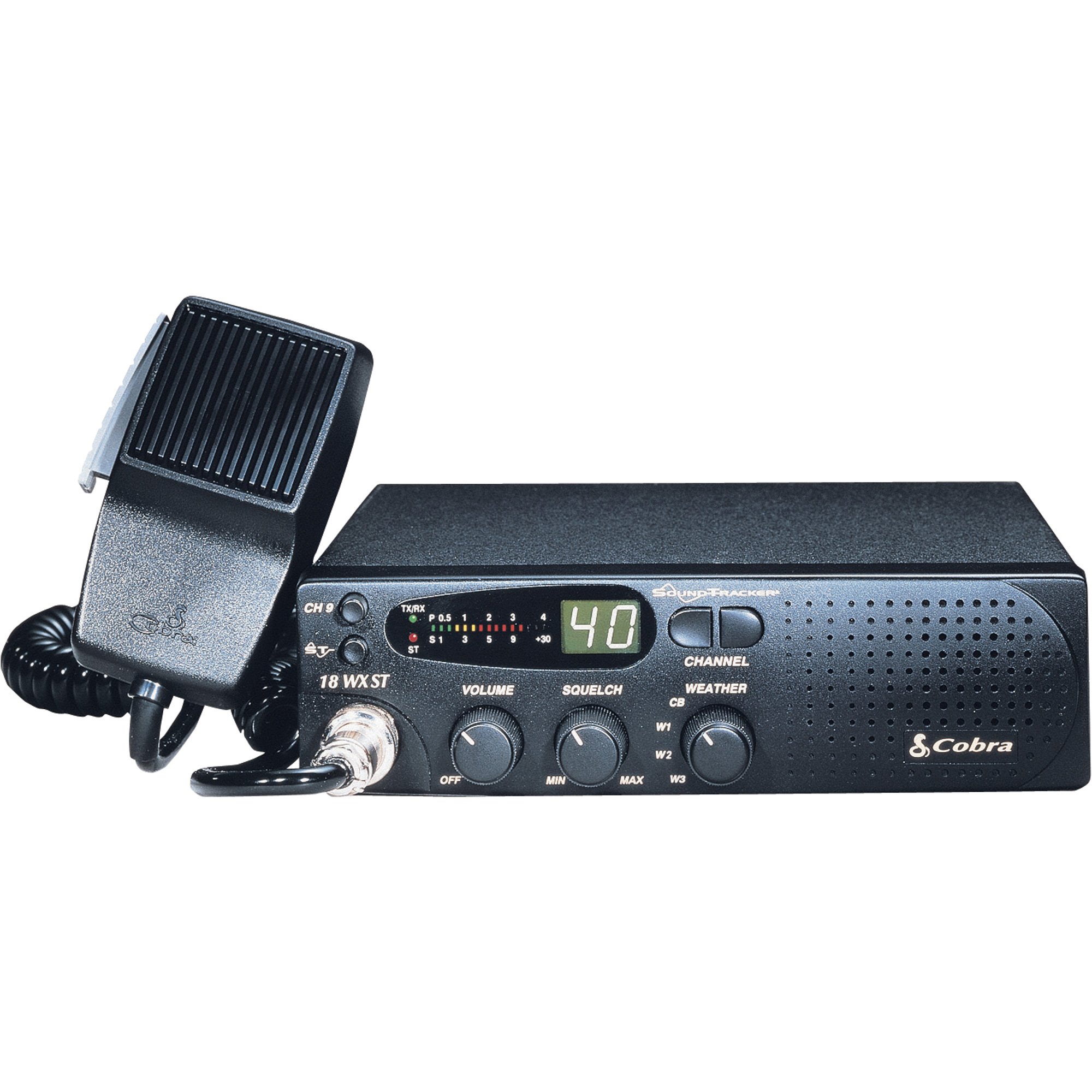 SoundTracker™ Weatherband CB Radio Accesses Emergency and Weather Channels